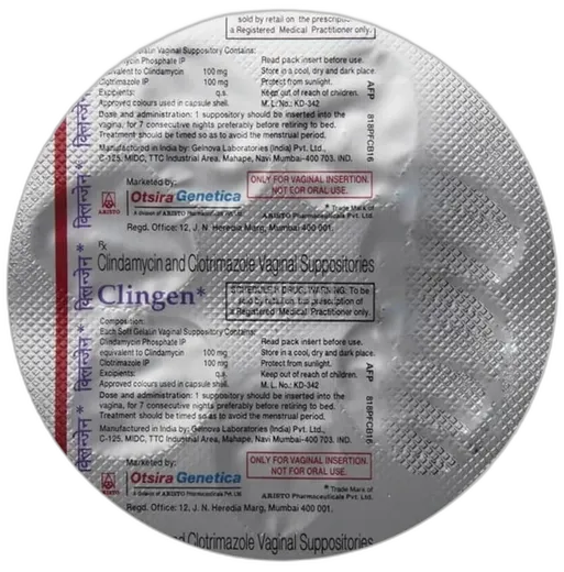 clingen vaginal tablet 7's